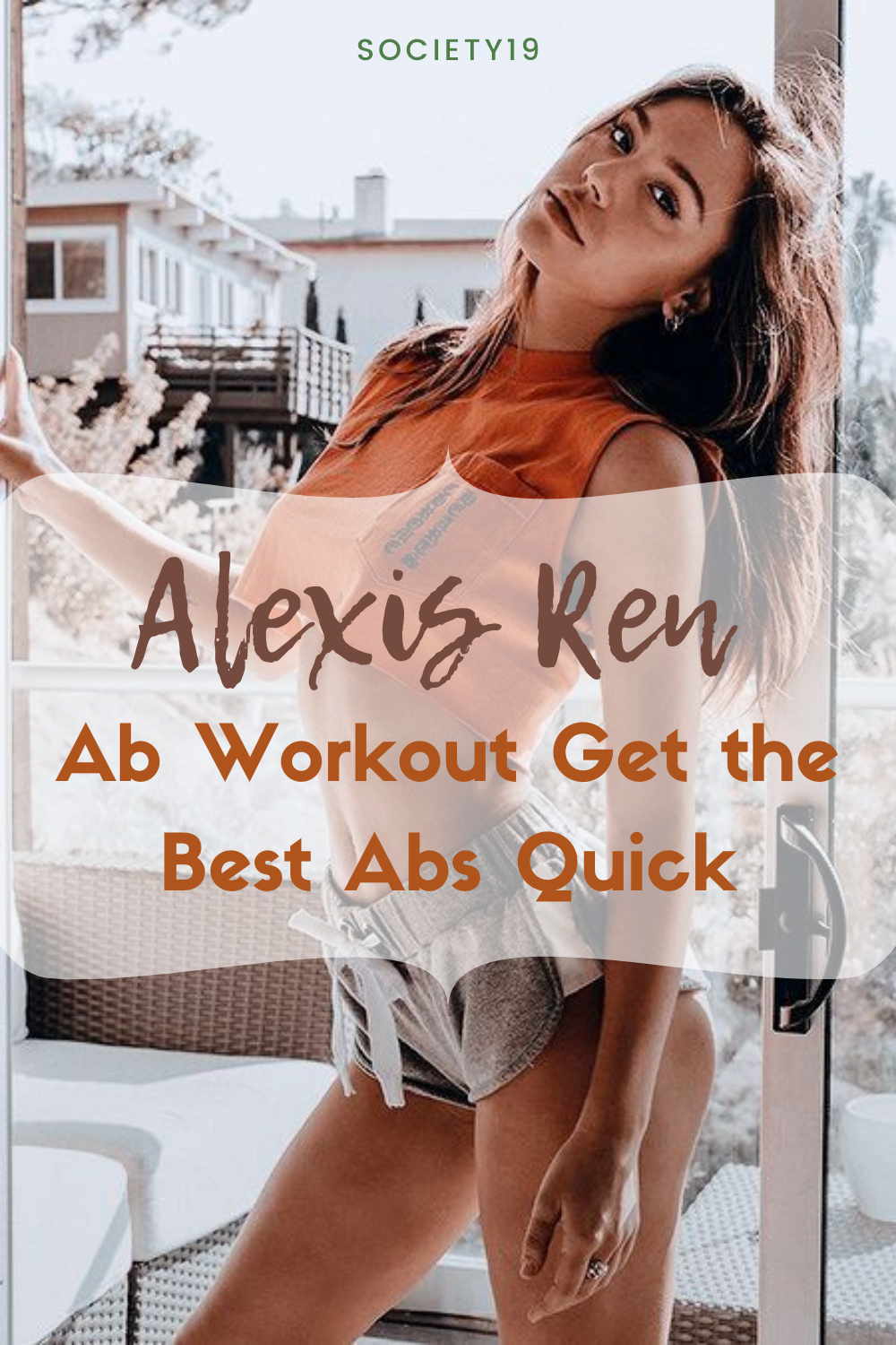 the best workout for abs on Alexis Ren Ab Workout Get The Best Abs Quick Society19